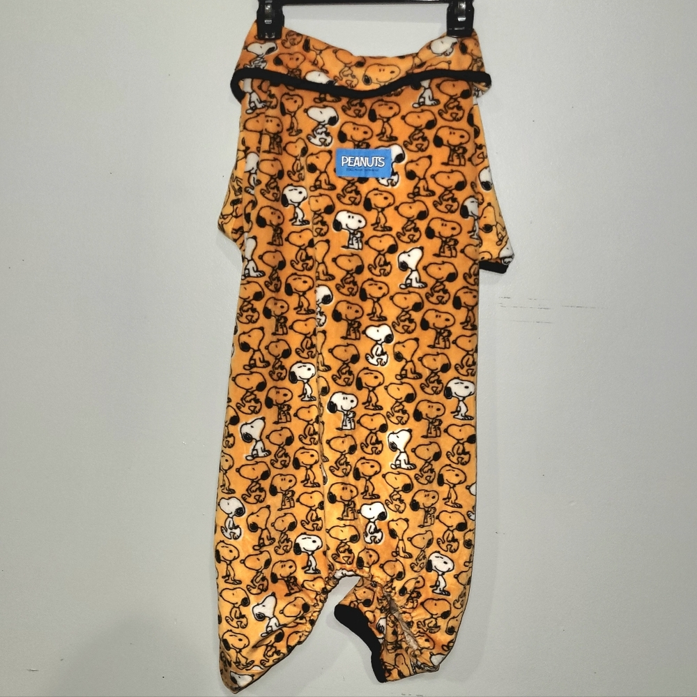 Berkshire Peanuts Snoopy Super Soft Pet Pajamas - Orange Halloween | XL